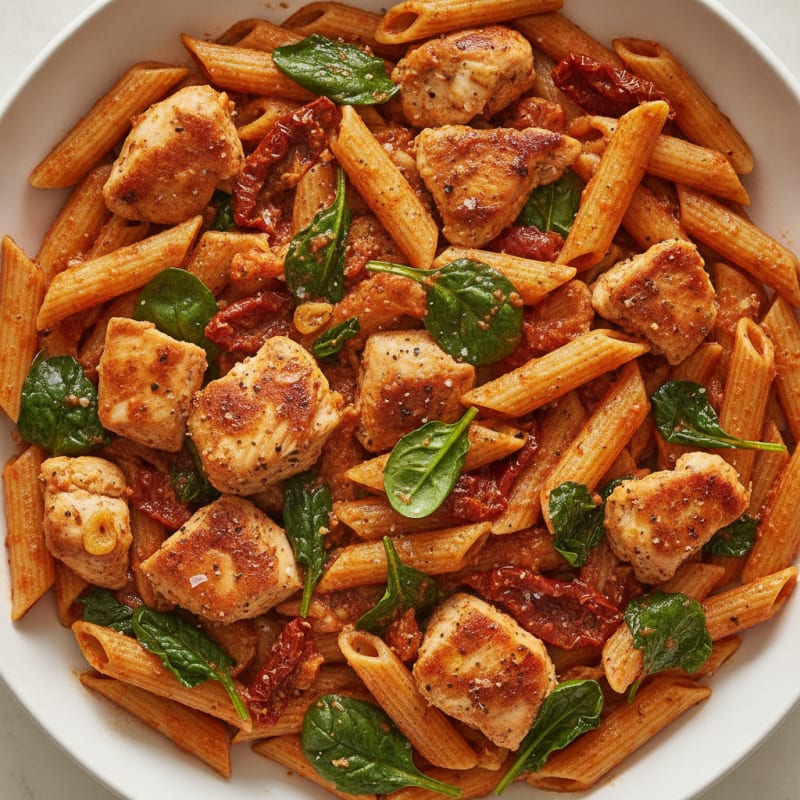 Sun-Dried Tomato Pesto Chicken Pasta