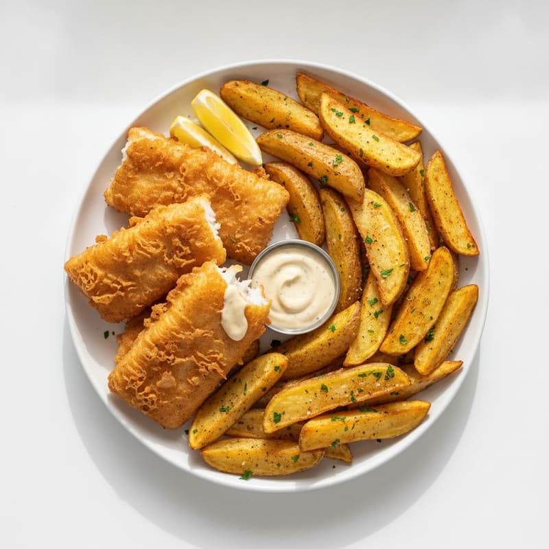 Beer-Battered Fish and Chips