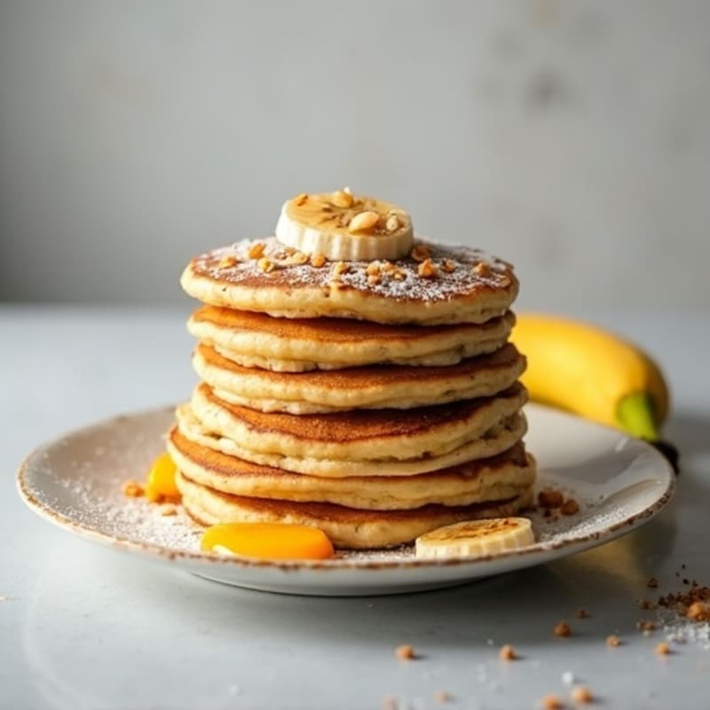 Protein-Packed Almond Flour Banana Pancakes