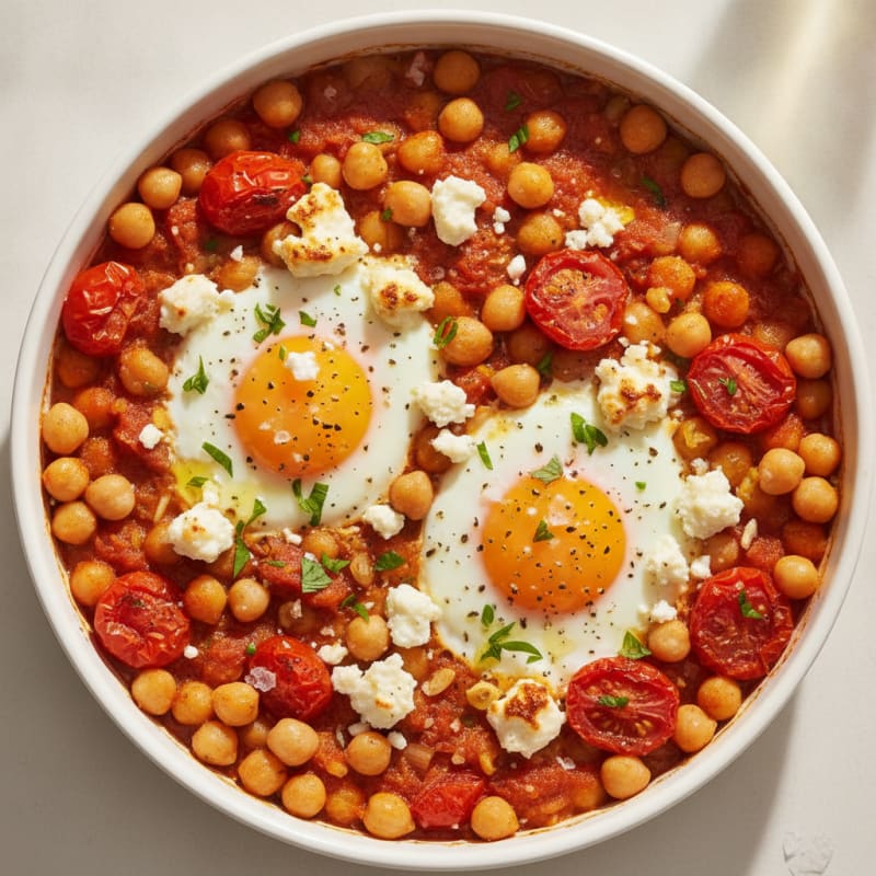 Baked Eggs with Roasted Tomatoes