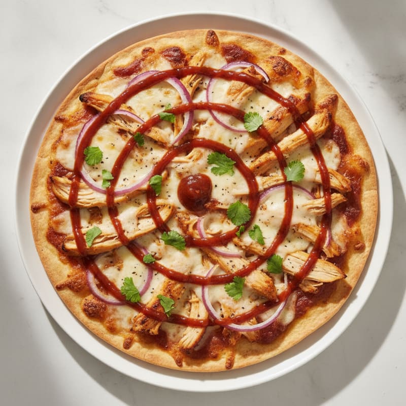 High-Protein BBQ Chicken Pizza