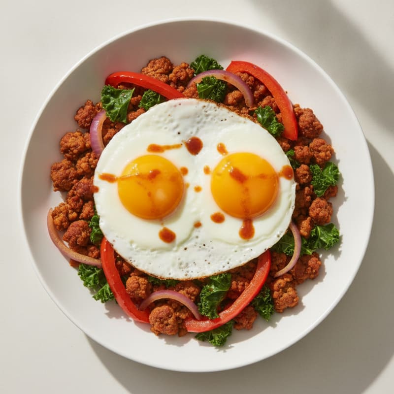 Spicy Chorizo and Egg Breakfast Skillet