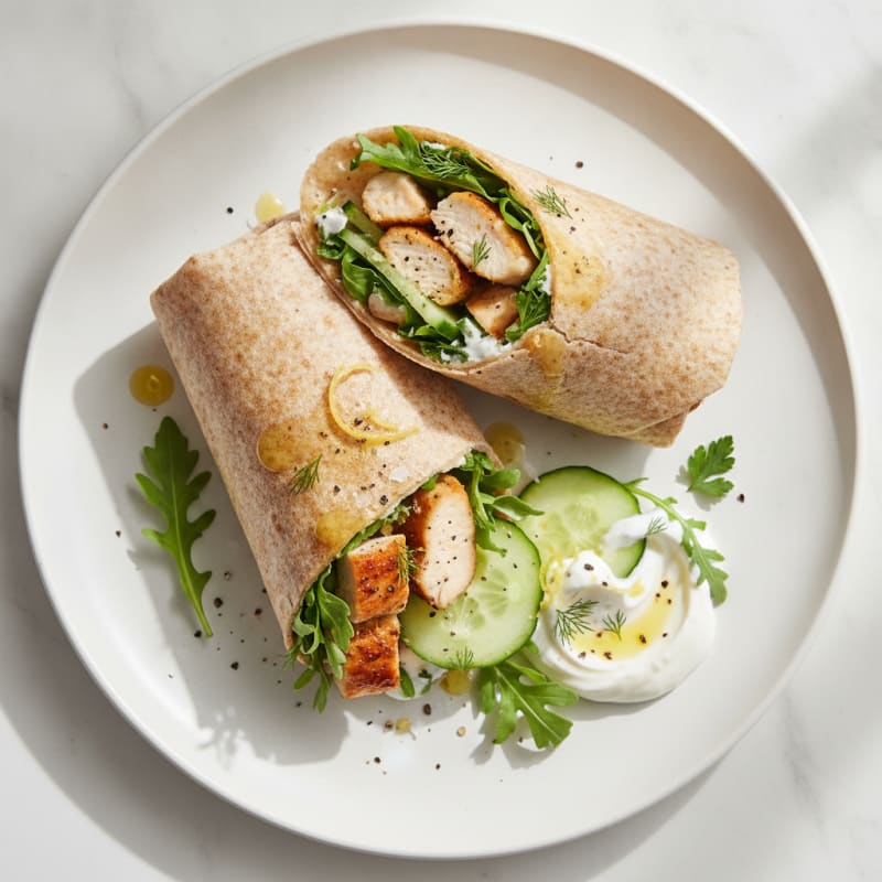 Lemon Herb Chicken Burrito