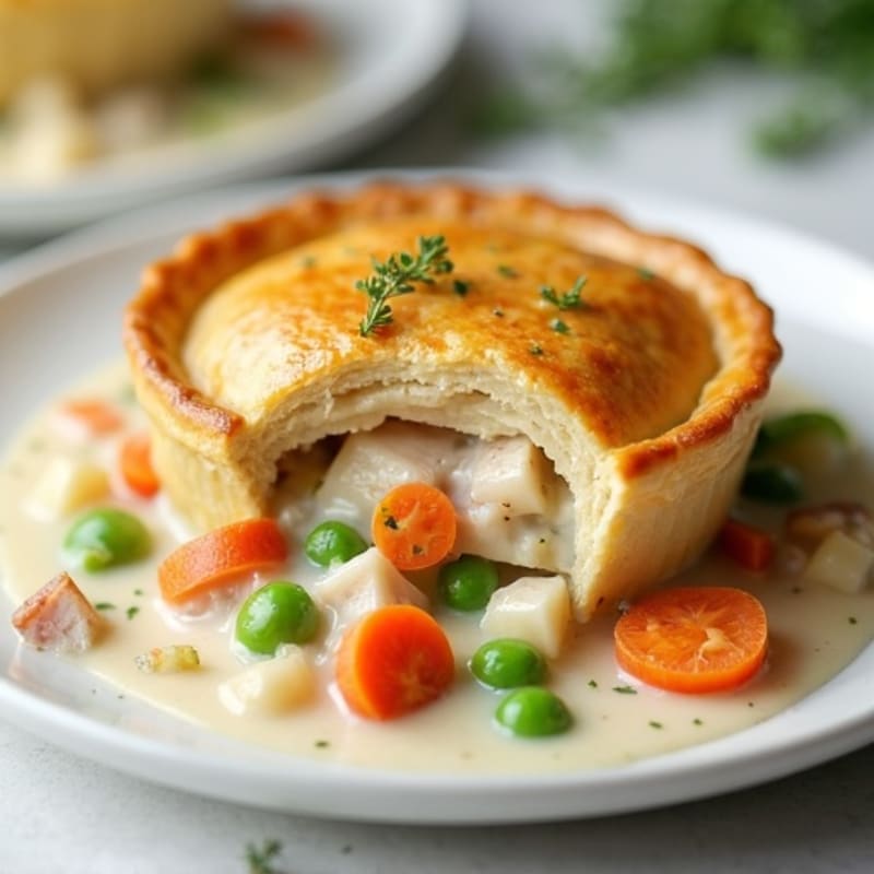Creamy Chicken and Vegetable Pot Pie