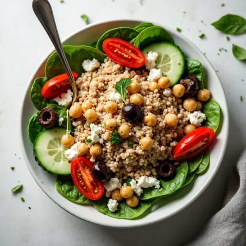 15-Minute Greek Turkey Skillet Bowl