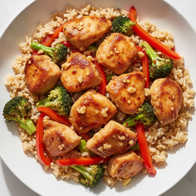 Clean General Tso's Chicken Stir-Fry
