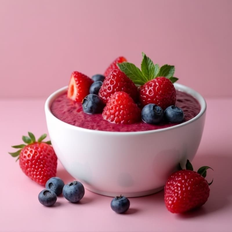 Creamy Berry Chia Pudding