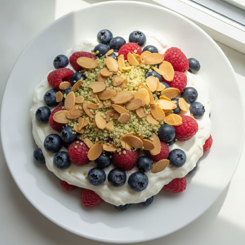Creamy Greek Yogurt Protein Berry Parfait