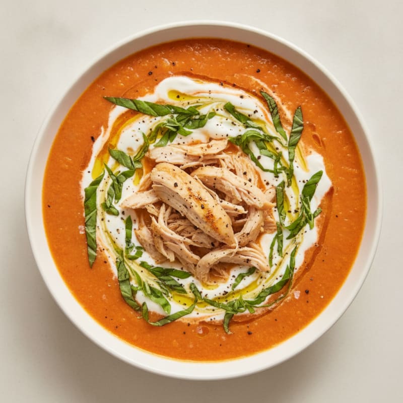 Roasted Tomato Basil Soup