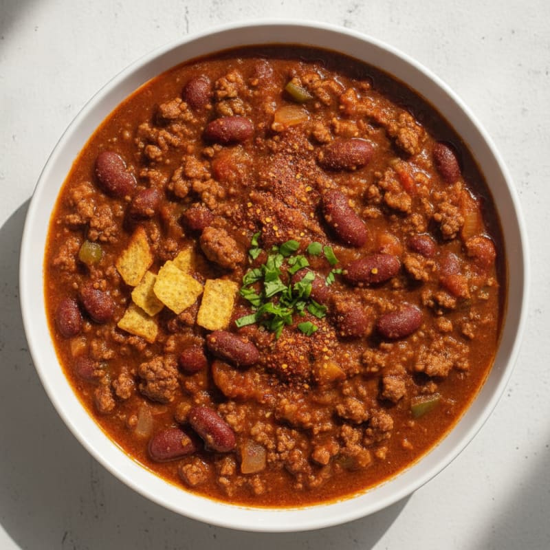Hearty Beef Chili with Kidney Beans