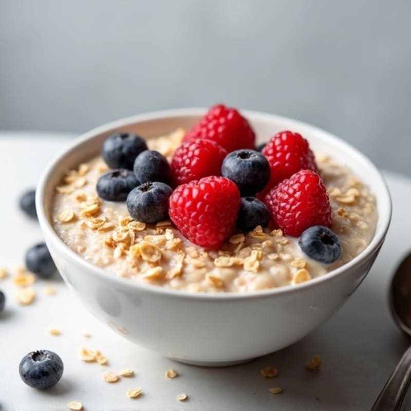 Creamy Berry Protein Oats