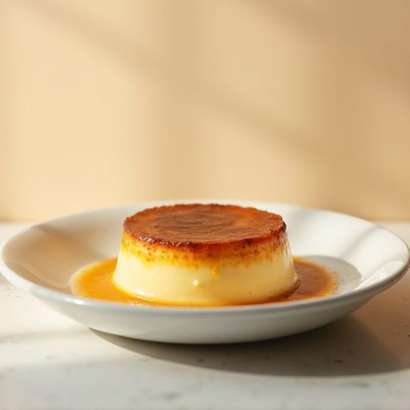 Protein-Rich Vanilla Bean Custard with Caramelized Top