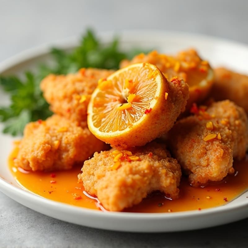 Crispy Air-Fried Orange Chicken