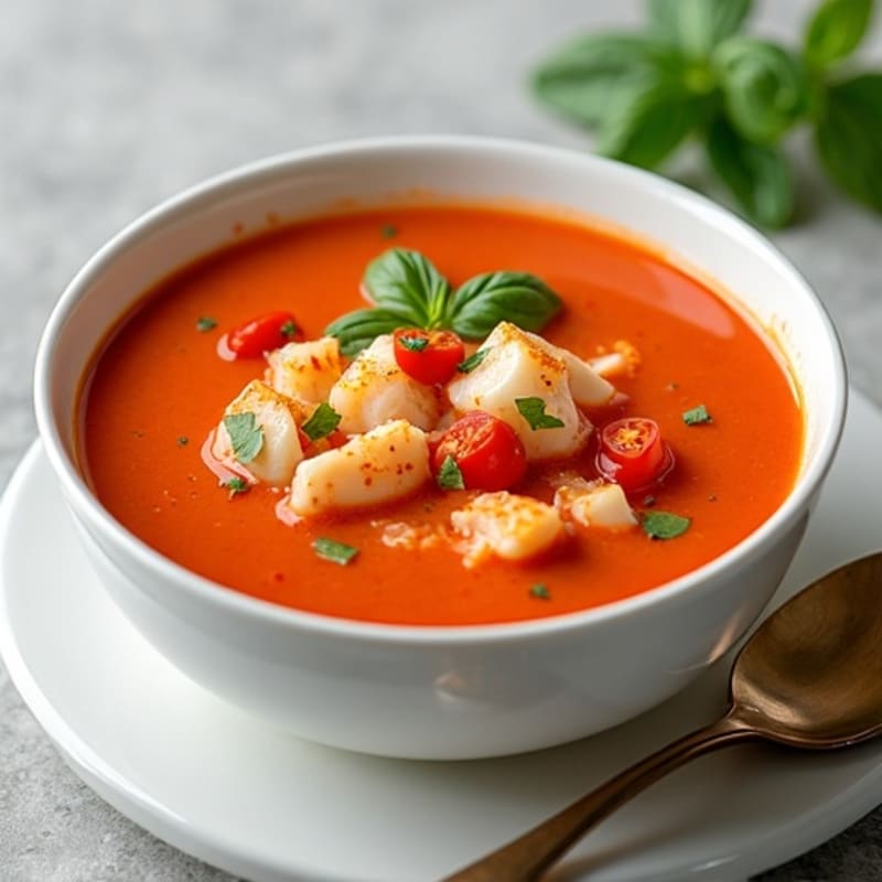 Rich and Creamy Lobster Tomato Soup