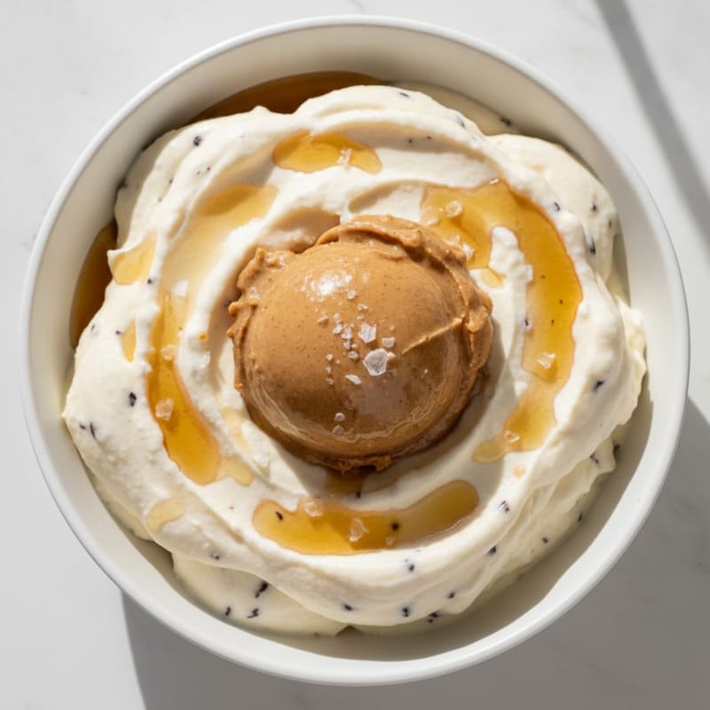 High-Protein Vanilla Bean Ice Cream Bowl
