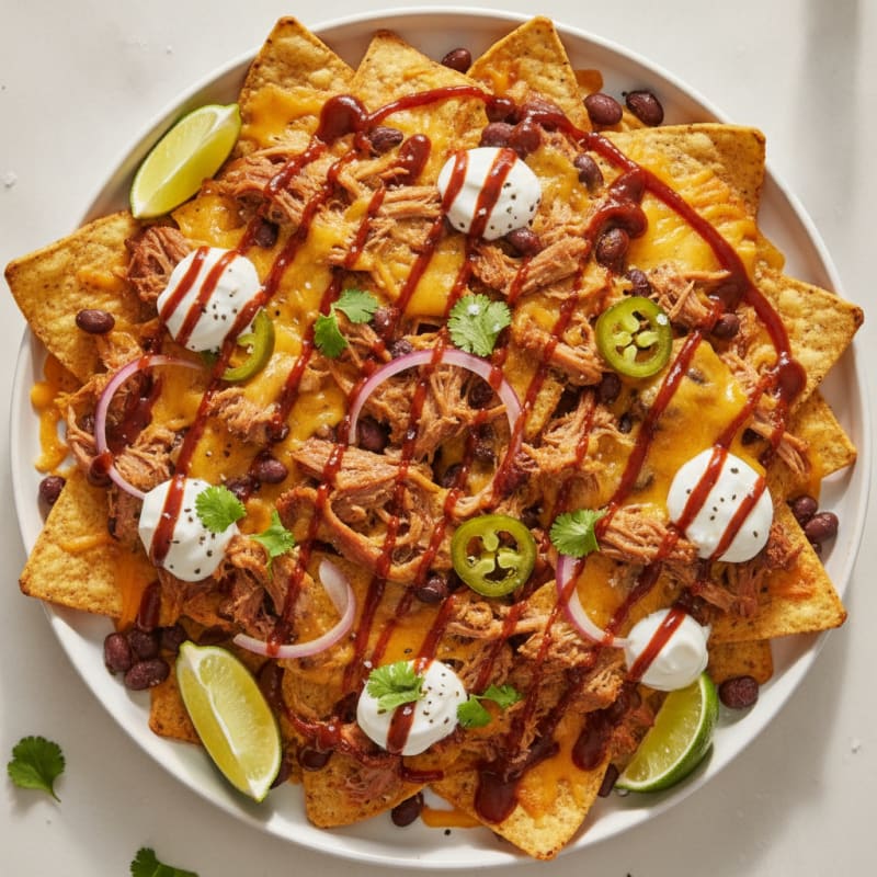 BBQ Pulled Pork Nachos