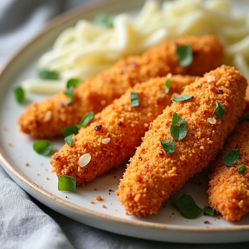 Crispy Almond-Crusted Baked Chicken Tenders