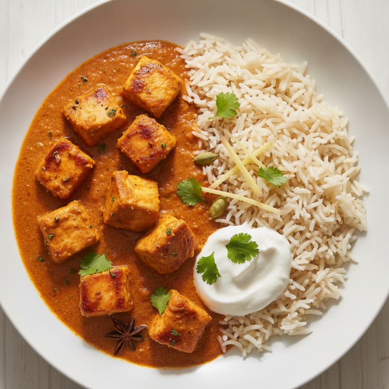 Spiced Butter Chicken with Basmati Rice