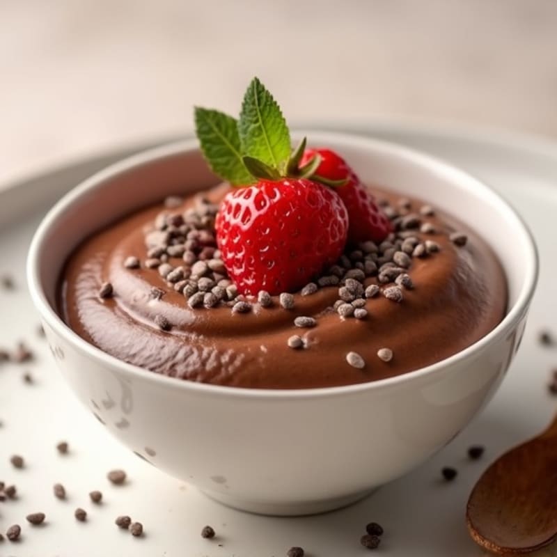 Silky Chocolate Protein Pudding