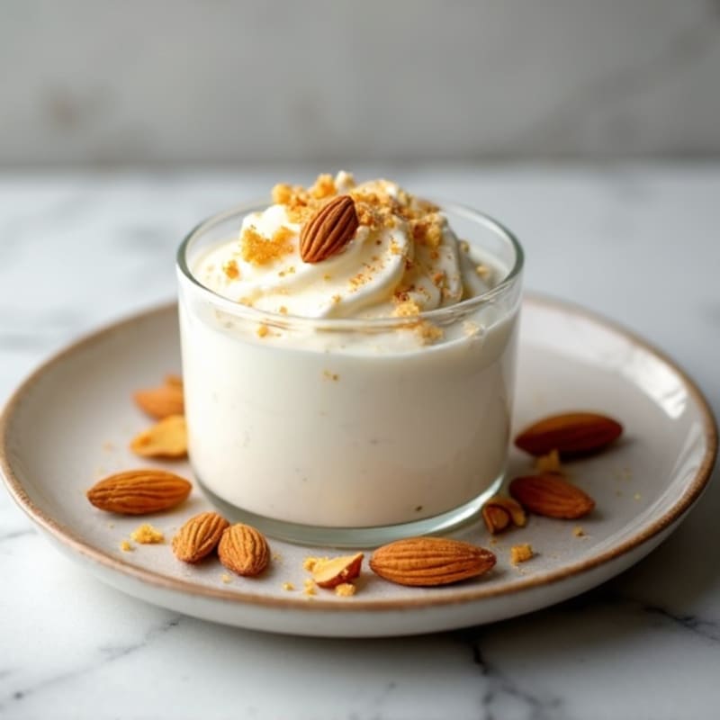 Creamy Vanilla Protein Yogurt with Toasted Almonds