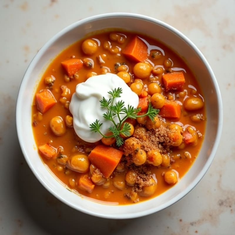 Creamy Spiced Red Lentil Stew