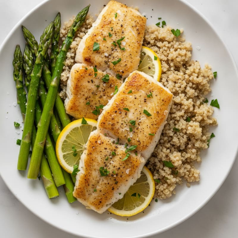 Lemon Herb Baked Cod