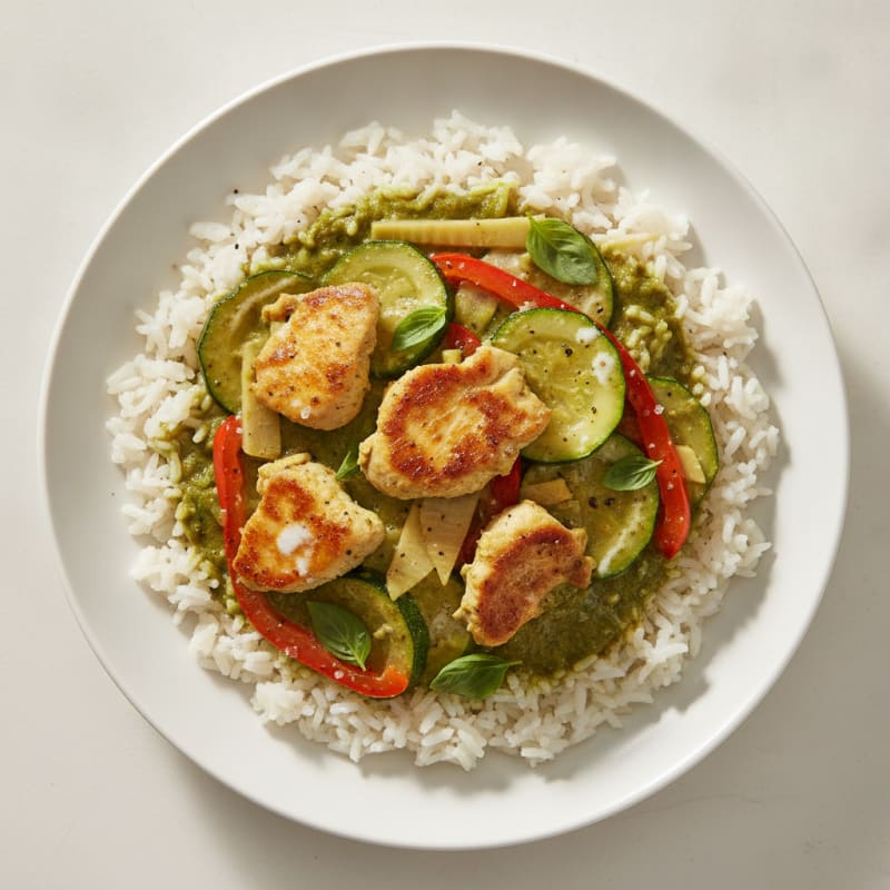Thai Green Curry Chicken Bowl