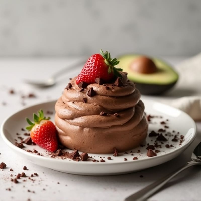 Chocolate Protein Mousse with Greek Yogurt