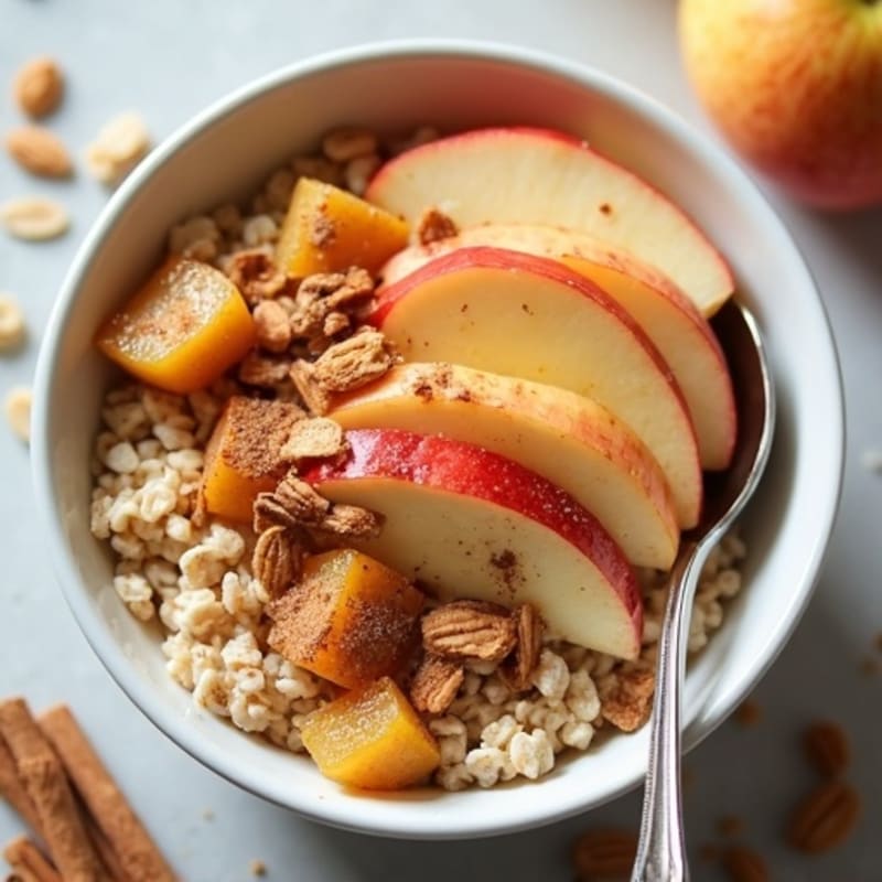 Crispy Apple Cinnamon Protein Oats