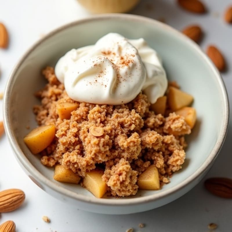 Protein-Packed Oat and Apple Crumble