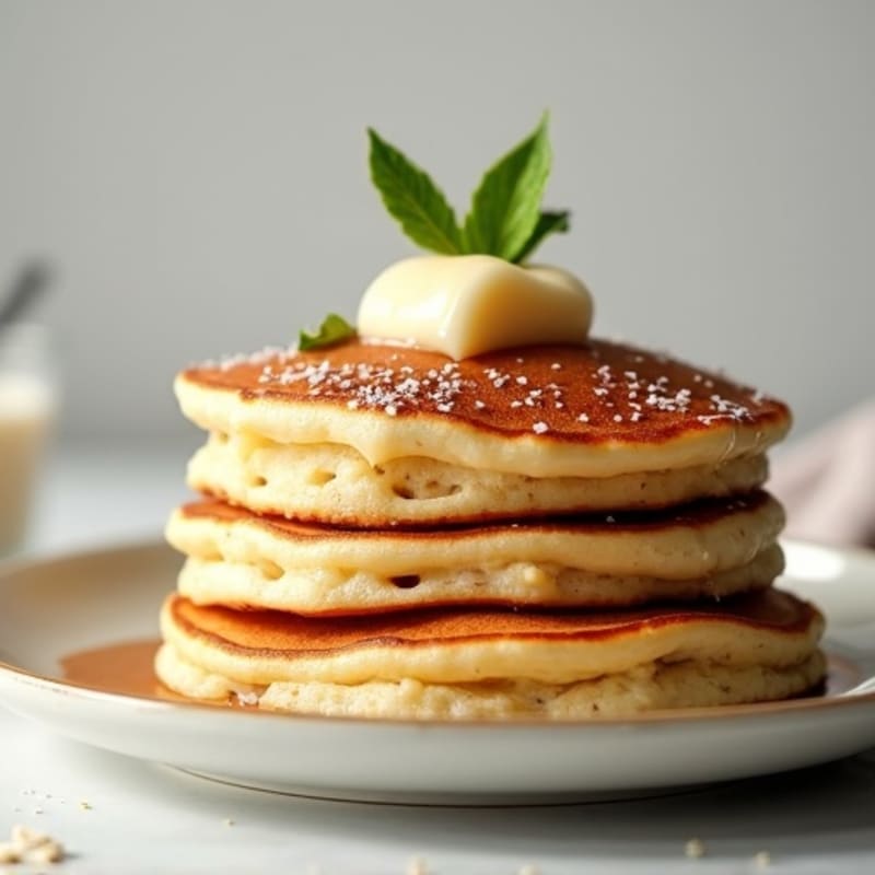 Fluffy Vanilla Protein Pancakes