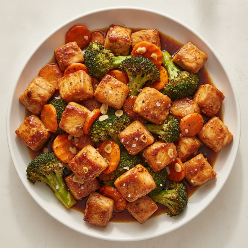 Teriyaki Chicken with Roasted Vegetables
