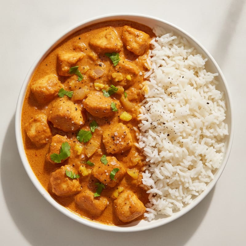 Spiced Butter Chicken with Basmati Rice