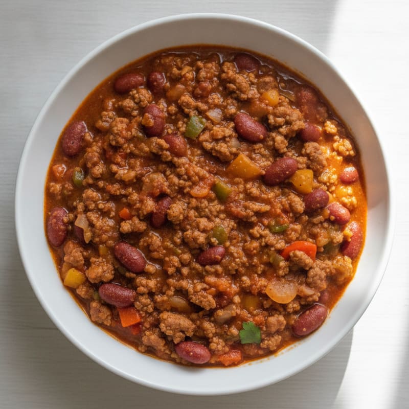 Hearty Beef and Bean Chili
