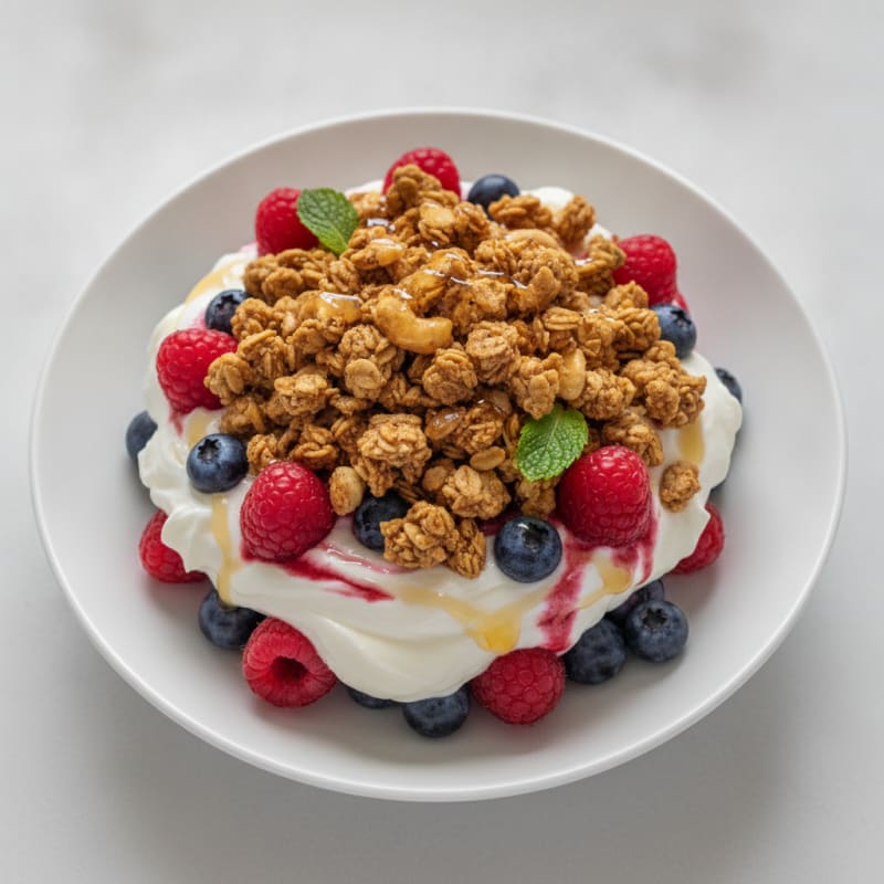 Berry Yogurt Parfait with Granola