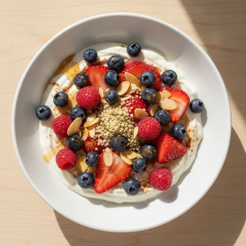 Greek Yogurt Berry Breakfast Bowl