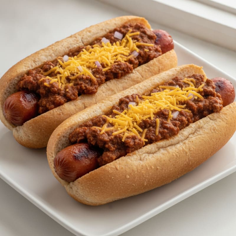 Classic Chili Cheese Hot Dogs