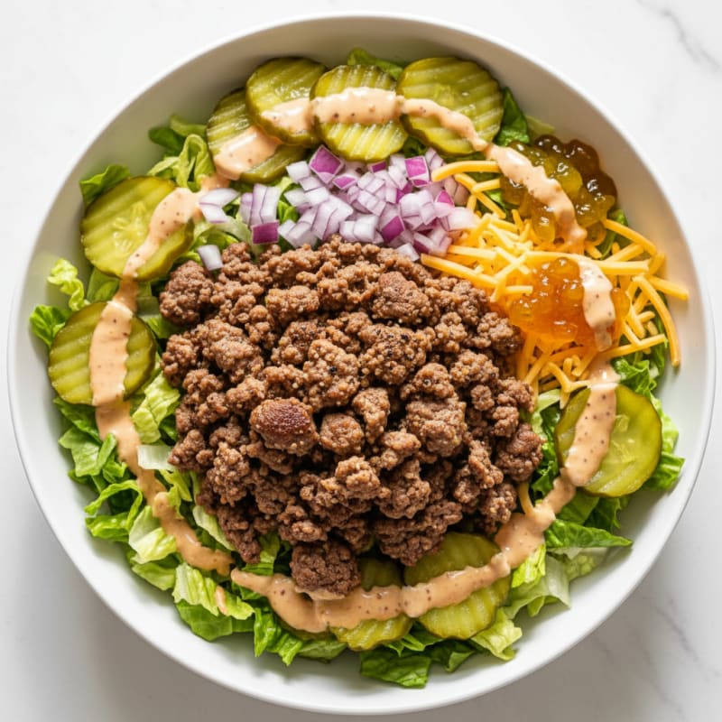 Big Mac Inspired Protein Power Bowl