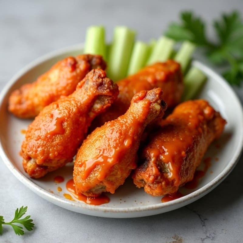 Crispy Baked Buffalo Chicken Wings