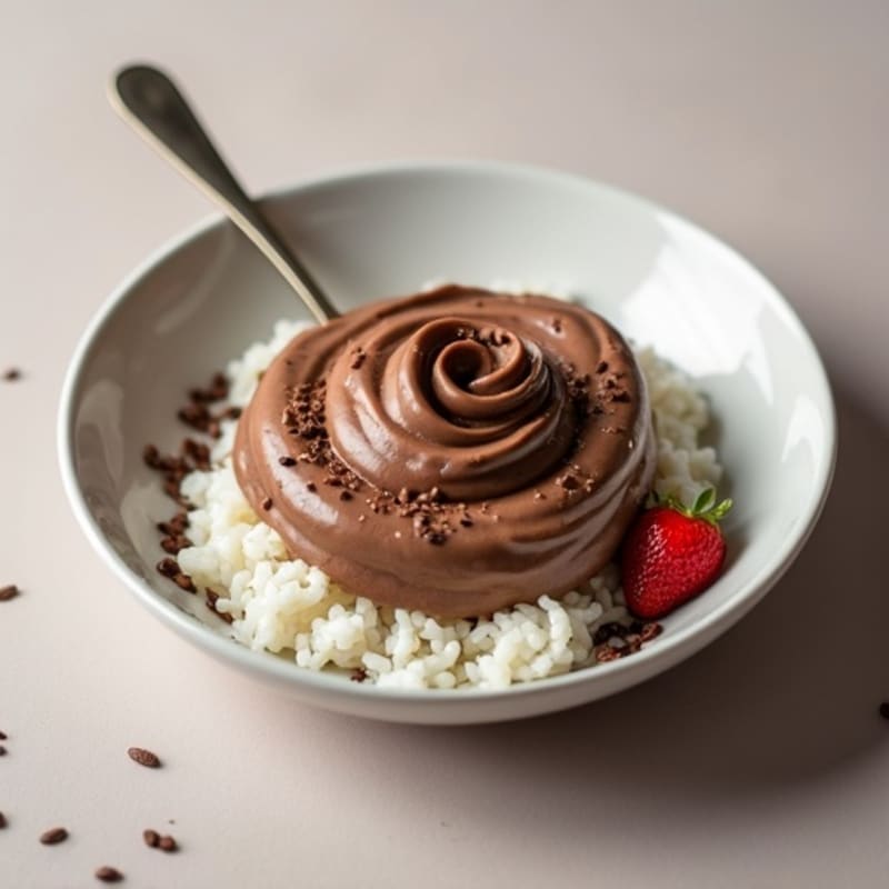 Silky Chocolate Rice Protein Pudding