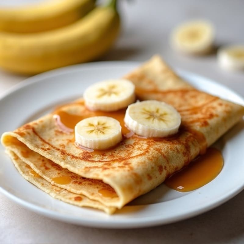 Protein-Packed Almond Butter Banana Crepes