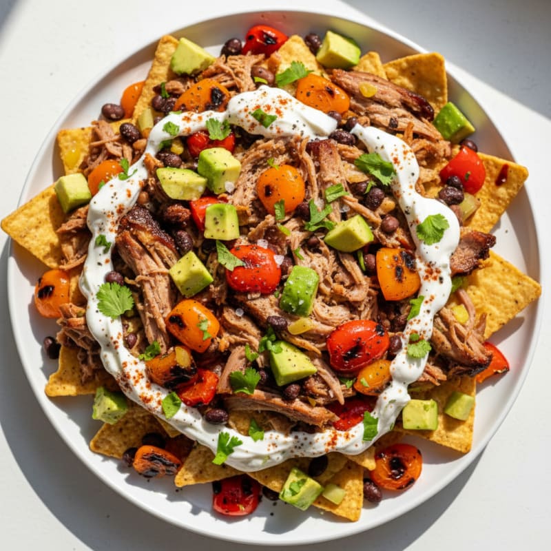 Smoky Pulled Pork Nachos