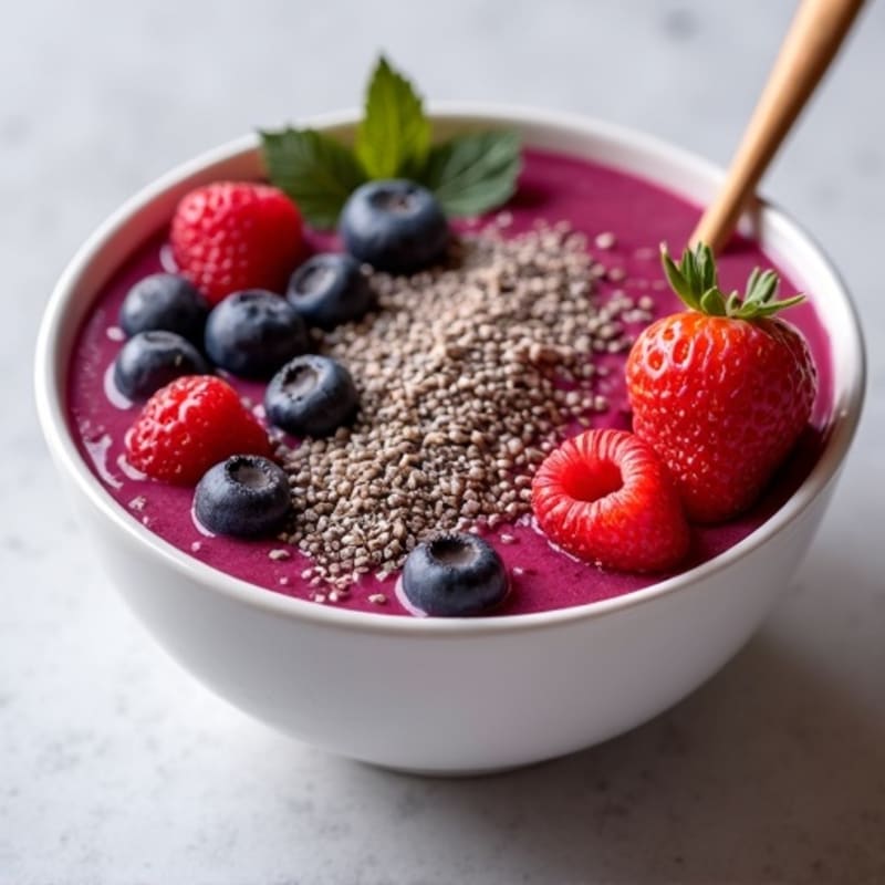 Protein-Packed Berry Smoothie Bowl