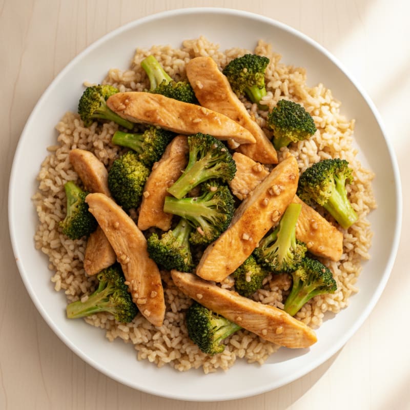 Teriyaki Chicken and Broccoli Stir-Fry