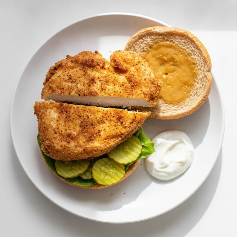 Buttermilk Fried Chicken Sandwich with Pickles