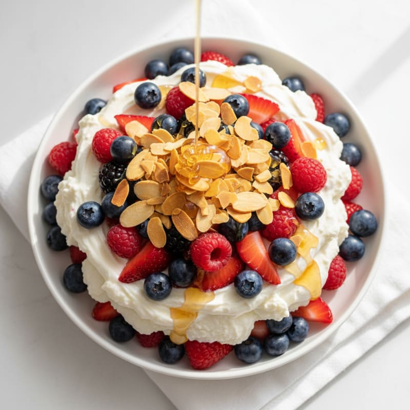 Creamy Greek Yogurt Protein Parfait with Mixed Berries