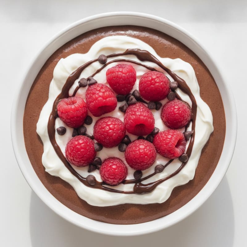 Silky Chocolate Protein Pudding with Greek Yogurt