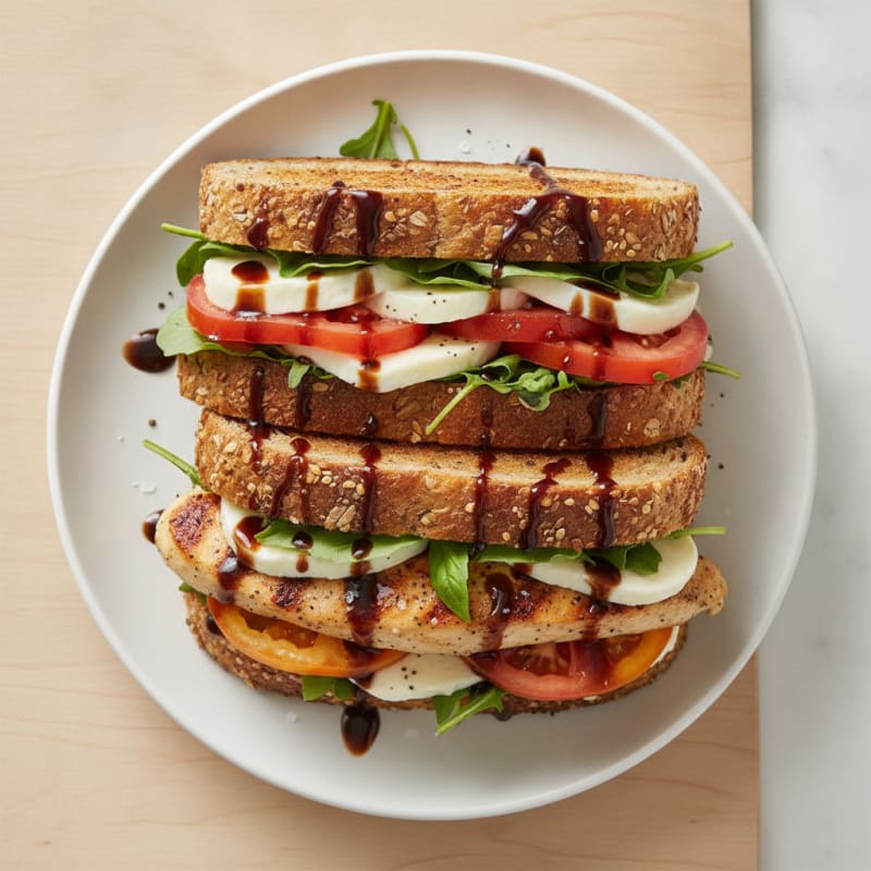 Grilled Caprese Chicken Sandwich
