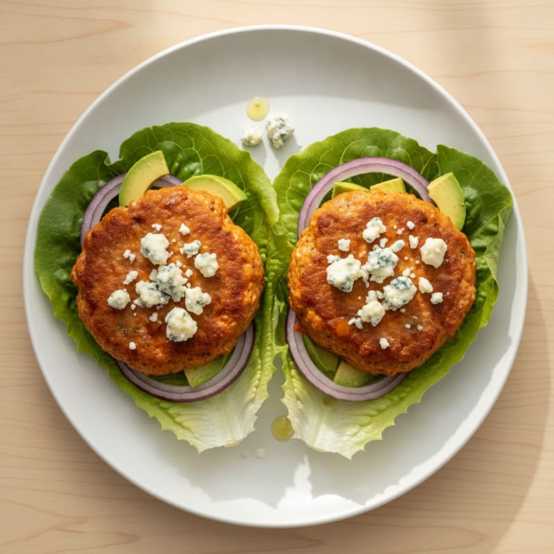 Buffalo Blue Cheese Burgers