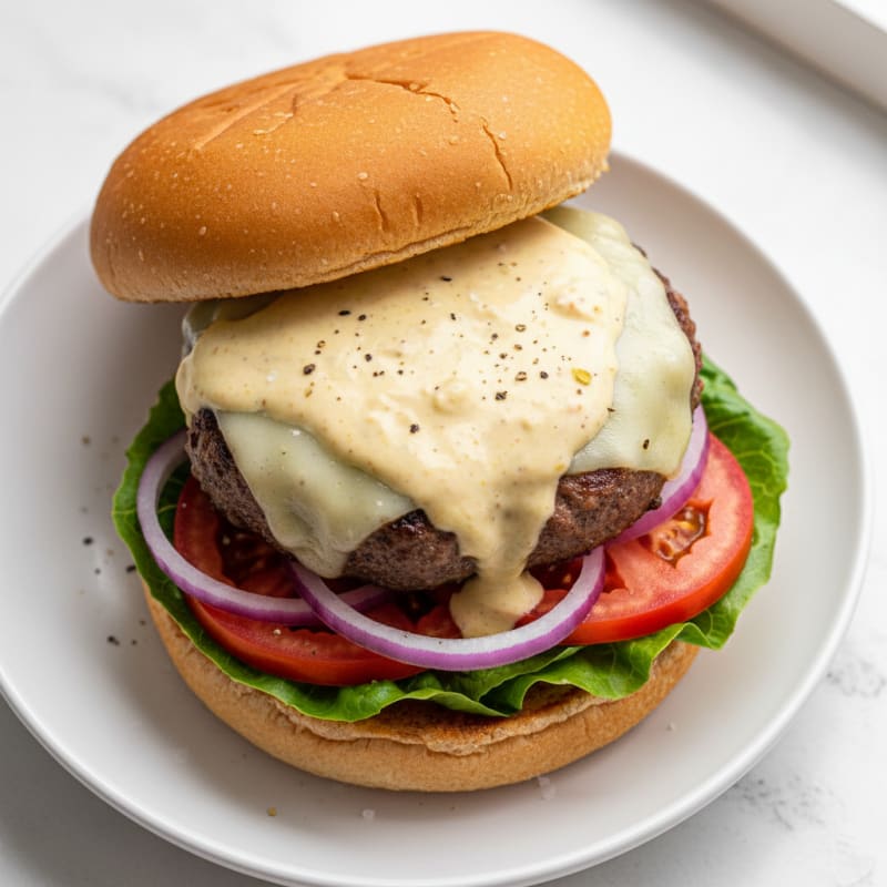 Classic Beef Burger with Secret Sauce